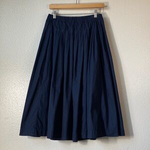 Casey-Casey Full Midi Skirt Oversized Elastic Waist Inner Drawstring sz S/M